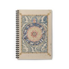 Meditative Mandala Spiral Notebook  Ruled Journal