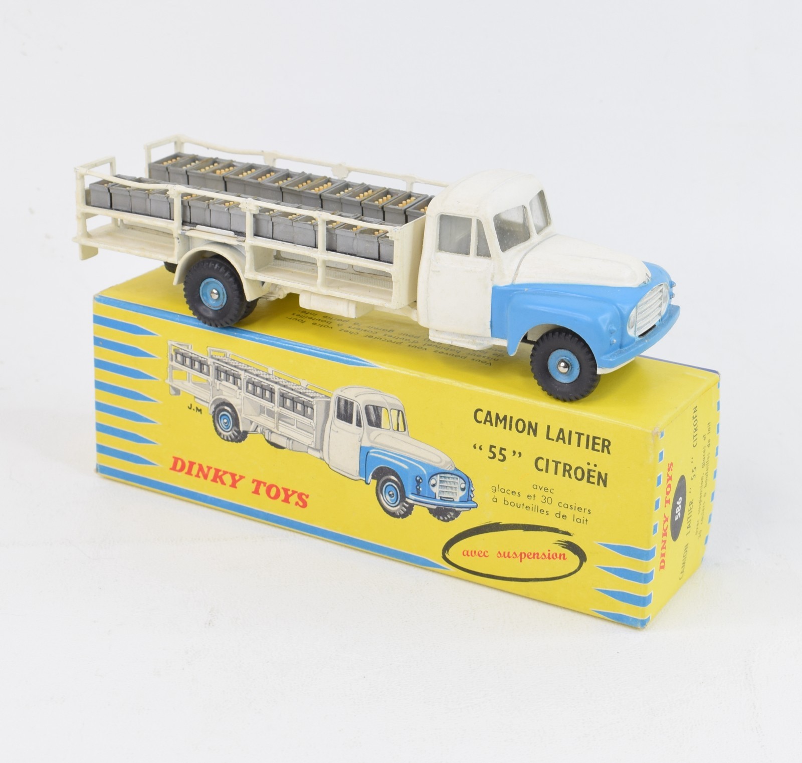 Dinky 586, Citroen P55 Milk Truck - Free Price Guide & Review