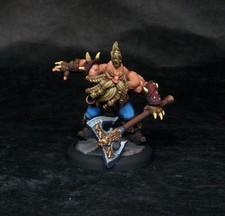 Painted Miniature Dwarf Fighter Barbarian Ax for D D Pathfinder