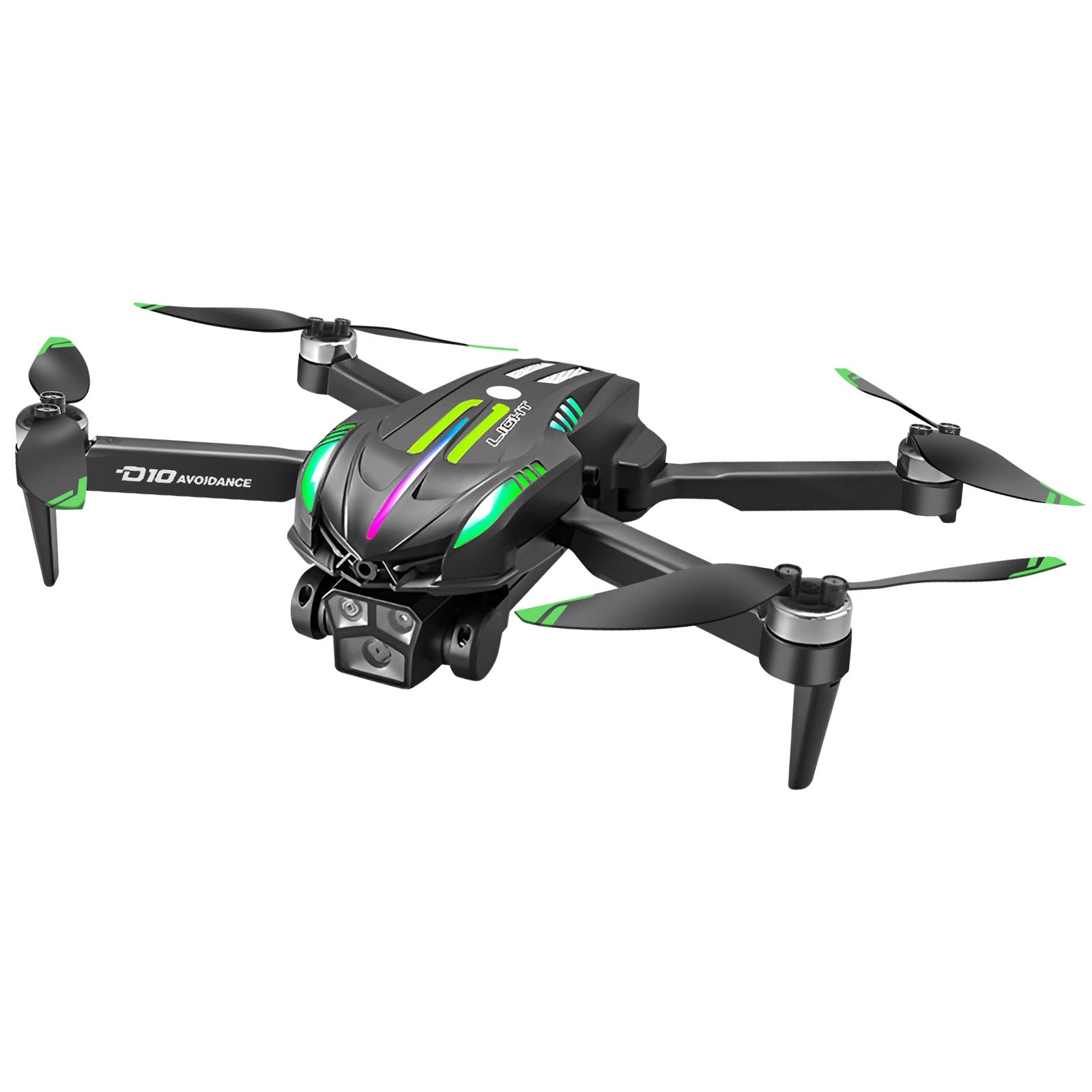 Drone HD pliable Avizar pour filmer vos randonnées en montagne avec suivi automatique noir