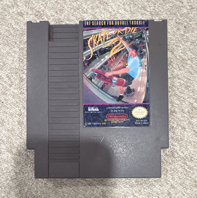 Nintendo NES Skate or Die 2 Double Trouble Electronic Arts NTSC-U/C 1990 Cart