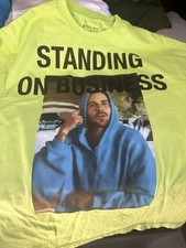 Justin Bieber SKYLRK Coachella 2026 Standing On Business Shirt Size Large