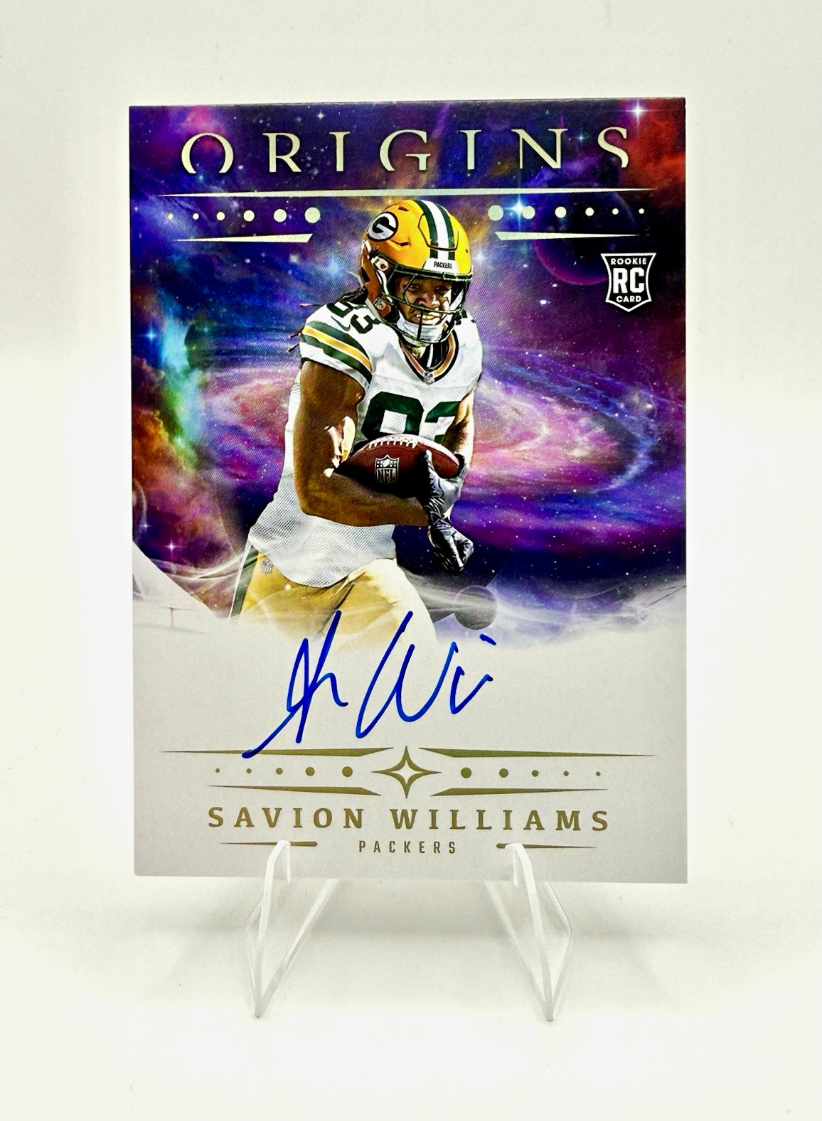 Savion Williams Panini Origins Rookie Autographs #RASWI Base