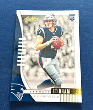 2019 Absolute Football Jarrett Stidham Rookie Card #122 Set Break NM. rookie card picture