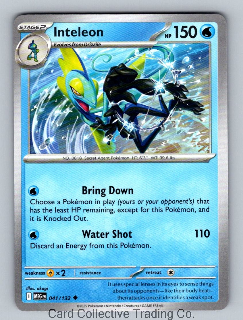 Inteleon Uncommon ME01: Mega Evolution 041/132 NM Normal