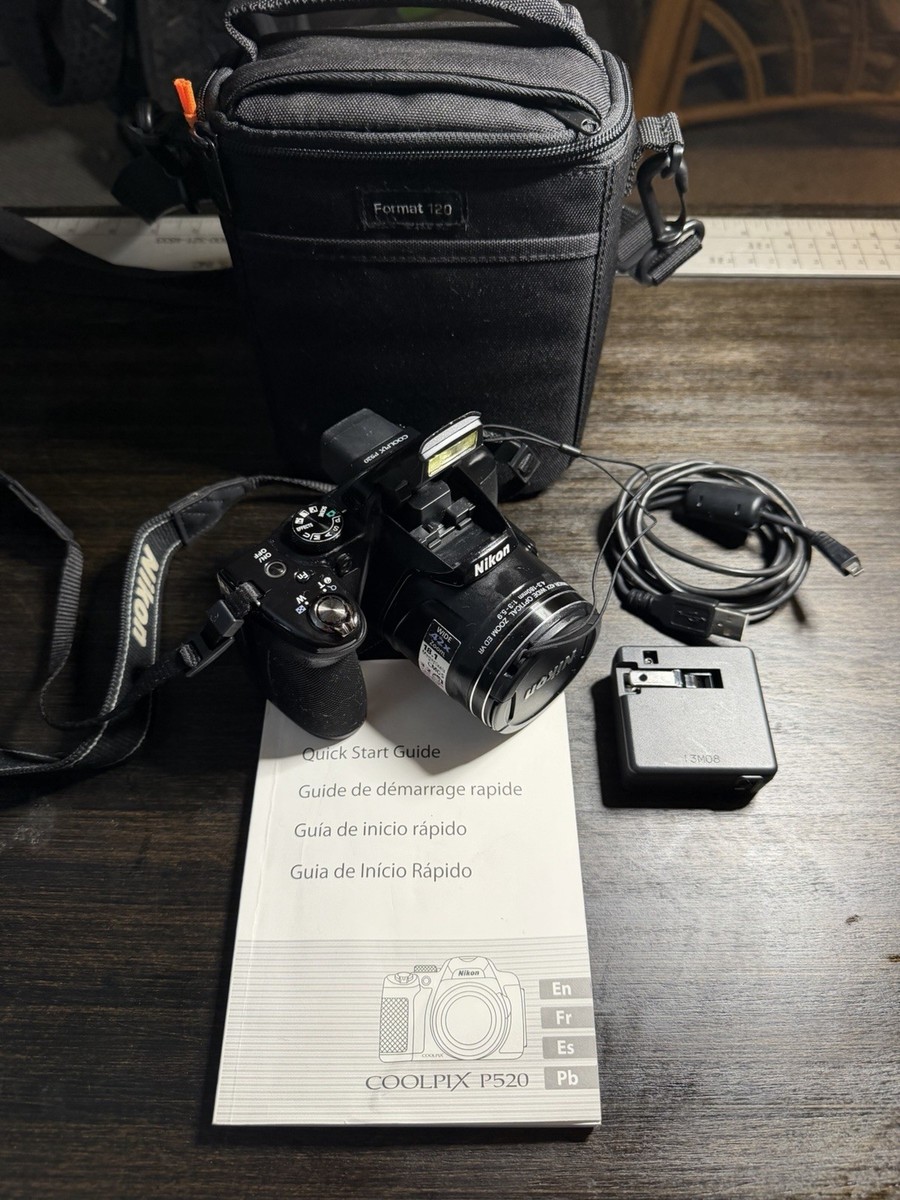 Nikon COOLPIX P520 18.1MP Digital Camera Black 42x Optical Zoom | eBay