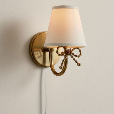 Pbteen Forget-Me-Knot Bow Sconce (7''x11'') NEW