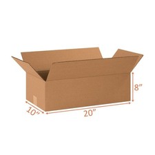 20x10x8 Shipping and Packing Box 3 Pack 