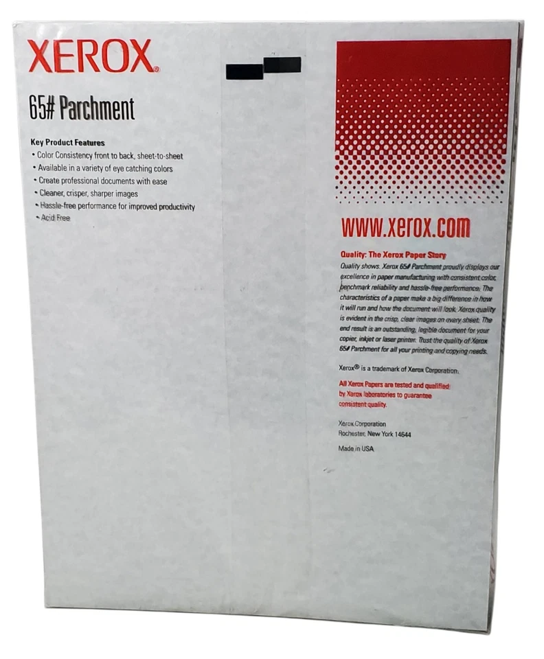Xerox 65# Parchment Blue Copy Printer Paper 250 Sheets 8 1/2" × 11" - Image 2 of 4