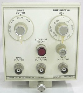 Hewlett-Packard HP Vintage Delay Generator Model 1908A 25MHz Surplus