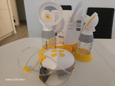 Medela Swing Maxi Double Electric Breast Pump   Rechargeable & Portable   Clean!