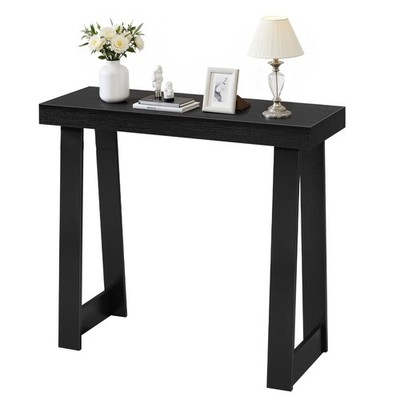 [New]36 in Console Table,Modern Desk Behind the Couch,Wooden Rectangle Entrance