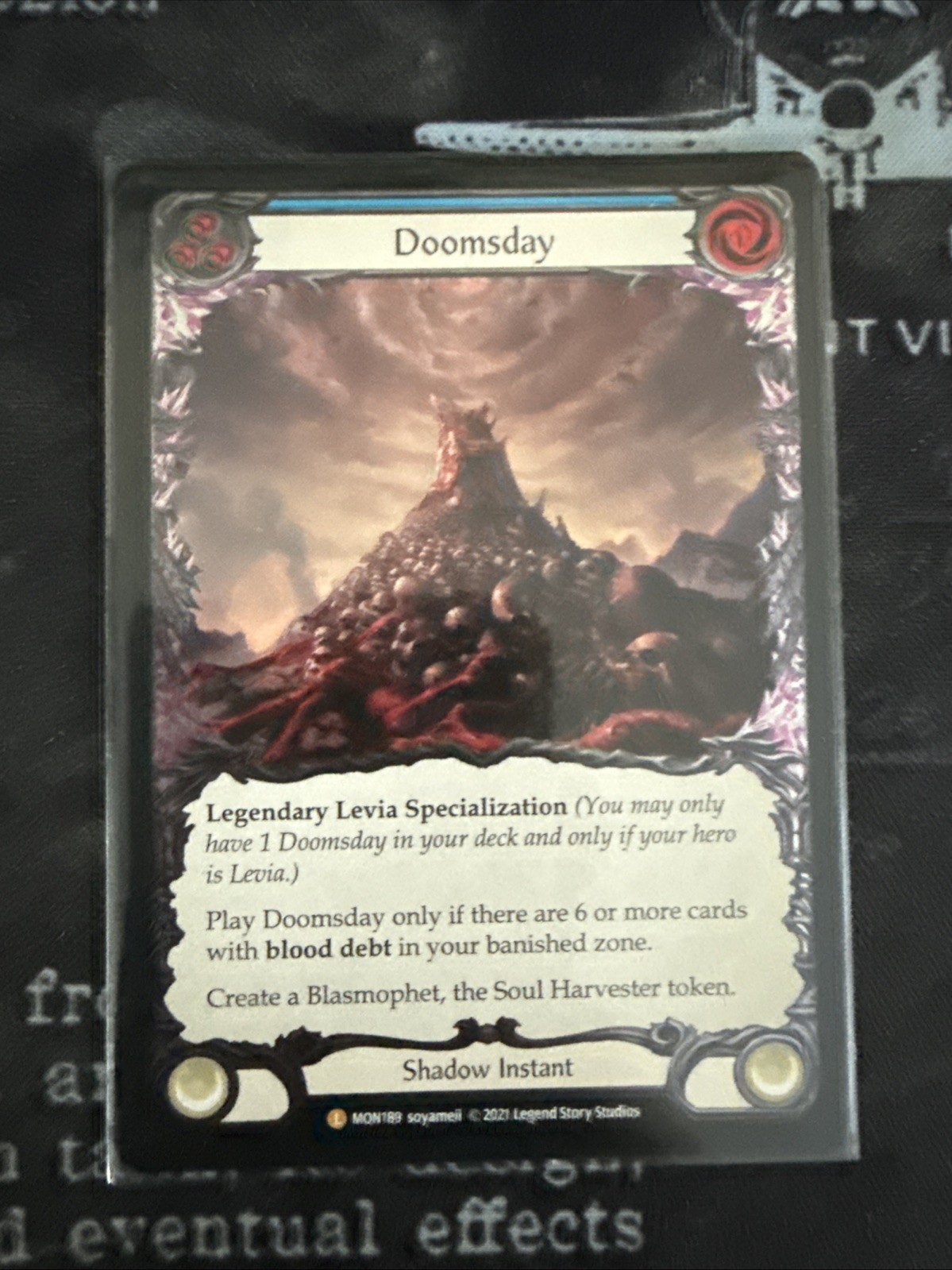 Flesh and Blood TCG Monarch Doomsday MON189 Legendary Cold Foil