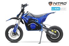 Nitro Motors Eco Dirtbike 1200W Serval 12/10 Zoll 48V Lithium Akku Elektrobike
