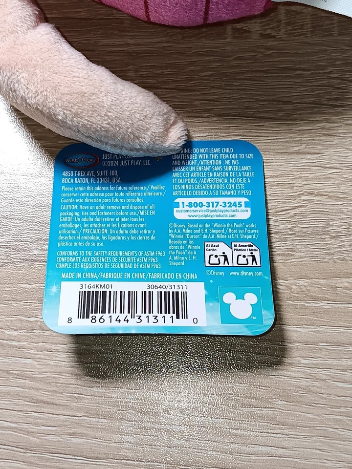 *FREE SHIP* 8" PIGLET Winnie the Pooh Super Soft Plush Toy Disney - Image 4 of 4