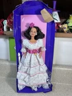 SMELLS READ DESC- Vintage Puerto Rican Barbie Still Attached to Cardboard