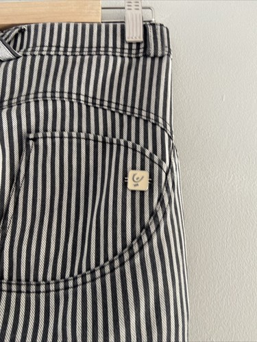 Freddy WR UP Jeans Size 10 Womens Grey Striped Skinny Pockets Low Rise - Picture 15 of 21