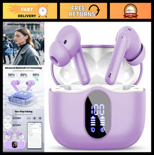 Wireless Bluetooth 5.4 Earbuds, Noise Cancelling, IP7 Waterproof, 36H Playtime,