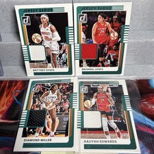 4 Donruss Jersey Series WNBA Cards