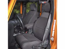 Rugged Ridge Seat Cover Kit Front Neoprene Black Fits 2011-2018 Jeep Wrangler Jk