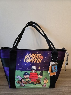 2024 Harvey s Seatbelt Peanuts The Great Pumpkin Halloween Small Poster Tote Bag