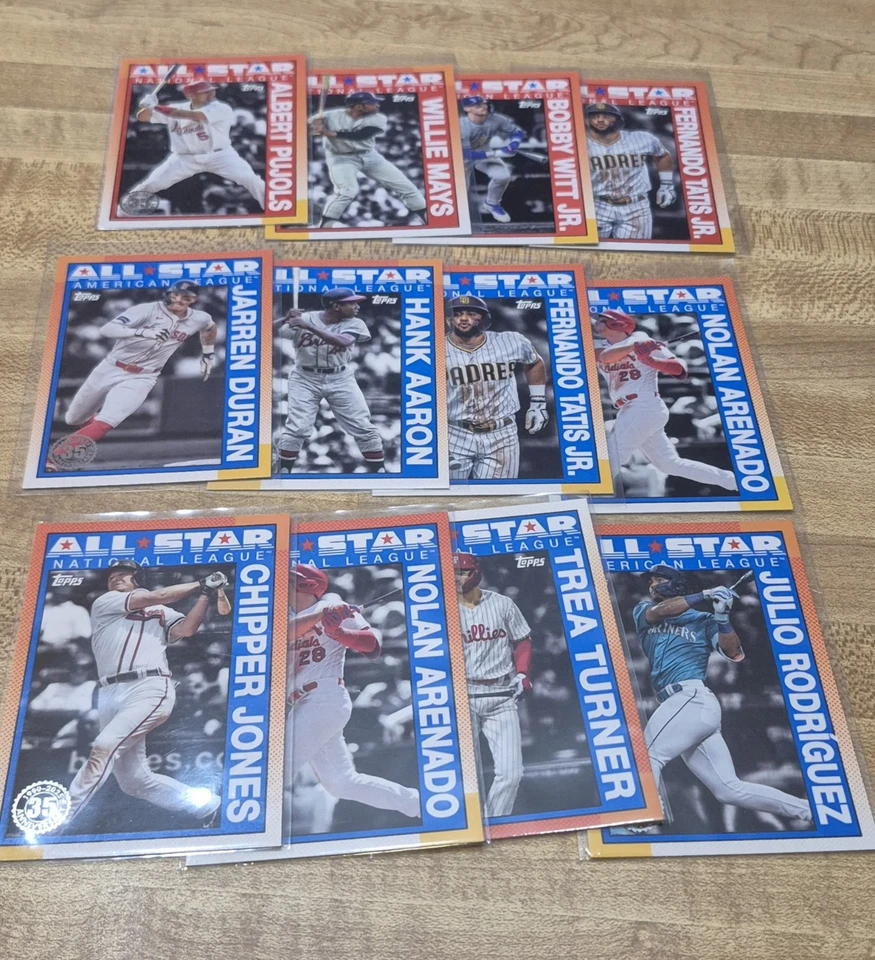 Topps & Topps Chrome 2025 Lot All Inserts & Paralells Stars & Rookies Included! - Image 3 of 4