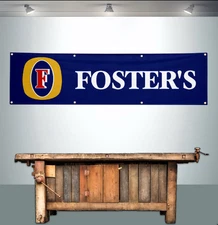 FOSTER'S LAGER 2' X 8' BANNER FLAG