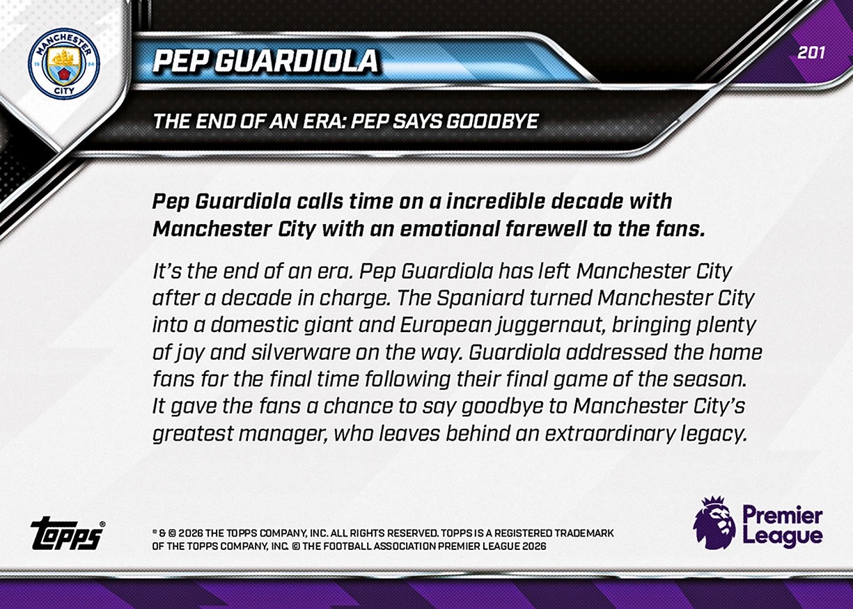 Pep Guardiola THE END OF AN ERA *POSSIBLE 1/1 AUTO*Presale view 6