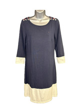 Tommy Hilfiger Summer Dress 3/4 Length Sleeve Lace Up Shoulder Women's XS Preppy