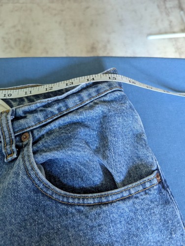 Jeans Vintage Levis 560 Uomo 33x34 (Real 30x33) Relaxed Tapered Denim Baggy Y2K - Foto 6 di 13