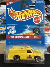 1996 Hot Wheels Fire Squad Series #2/4, Rescue Ranger, Yellow, Collector #425