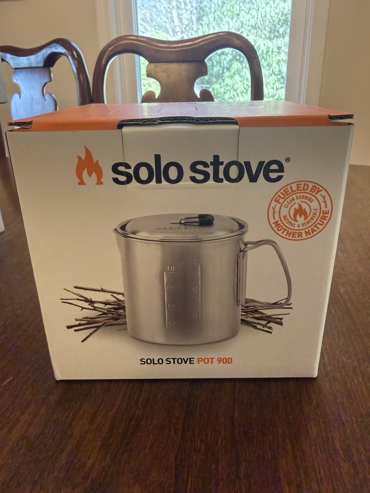 Solo Stove Pot 900 Stainless Steel Camping Pot 0.9L, New Unu