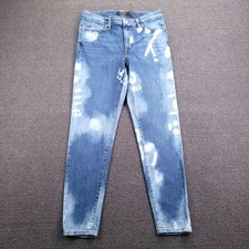 LAUREN Ralph Lauren Jeans Womens Size 6 Skinny Mid Rise Bleached Stretch Denim