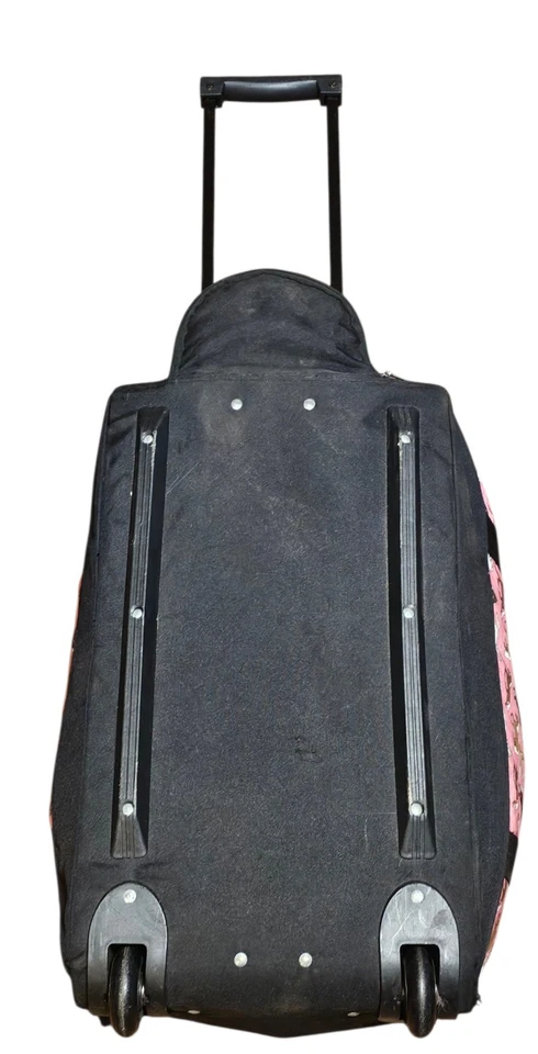 Wildkin Horses In Pink 滚动行李袋直排滑板车轮 22 英寸旅行儿童 — 第 2/4 张图片