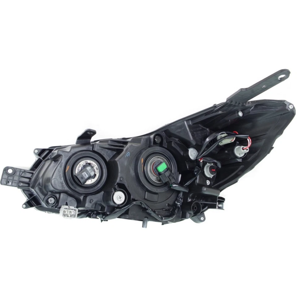 Par de faros para Subaru XV Crosstrek 2014 2015 pasajero y conductor | negro Foto 2 de 3