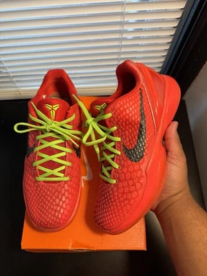 Nike Kobe 6 Protro Low Reverse Grinch Sz 7Y FV9676-600 Clean Condition - image 1 of 4