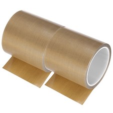 2 Pcs High Temperature Tape 20mm PTFE Tape 10m/33ft Brown 0.13mm Thickness