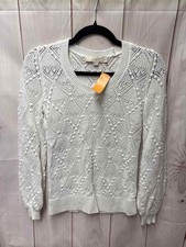 Loft Women's Size XS White Sweater