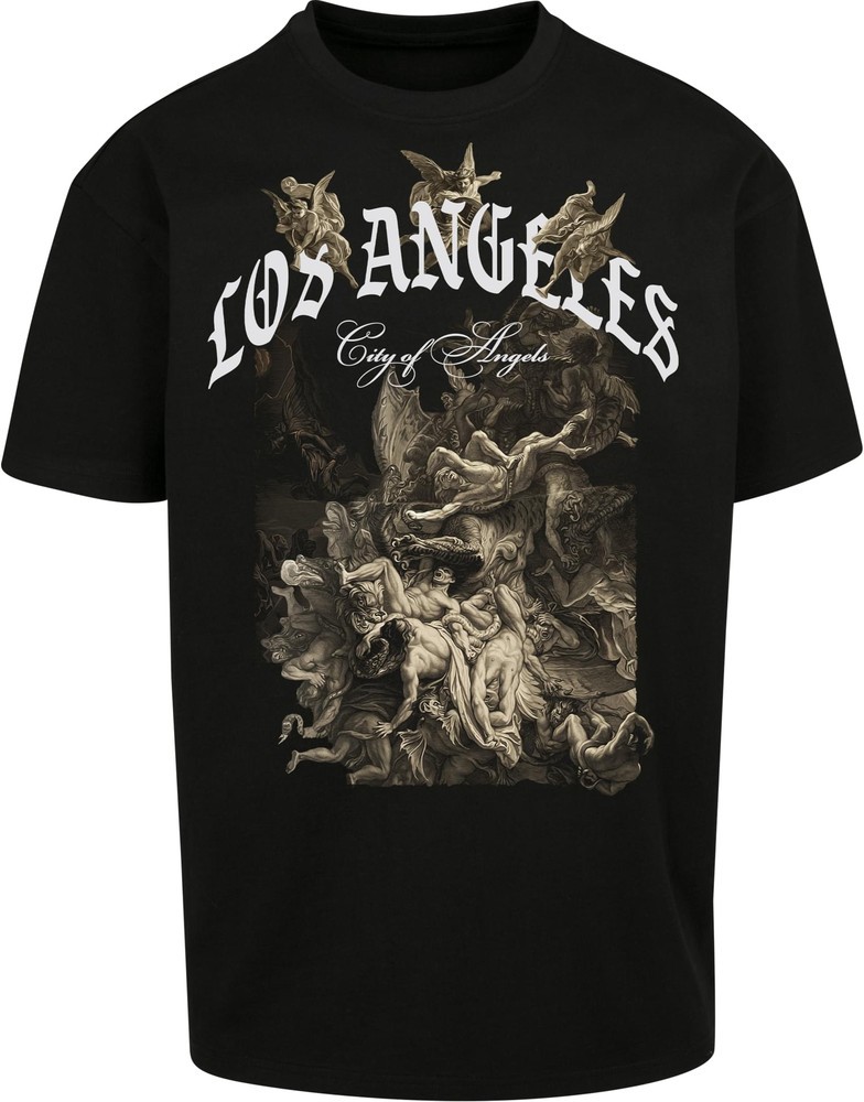 MT Upscale T-Shirt City Of Angels Oversize Tee Black