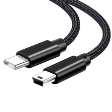 Type C to Mini USB Fast Charger Data Sync Cord 5 Pin OTG USB-C to Mini USB Cable