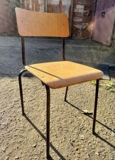 Vintage East German Bauhaus Chair VEB BEMEFA GDR Industrial 1970s