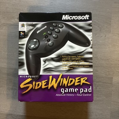 Microsoft - Sidewinder Game Pad/Controller (Vintage 1997) New In Box  Box Damage