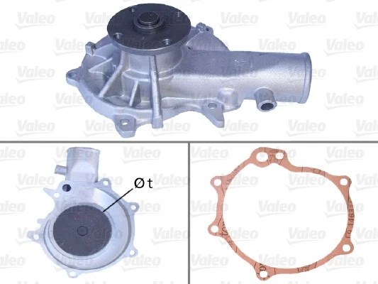 WATER PUMP ENGINE COOLING 506048 FOR RANGER BEDFORD BLITZ CF/Van VAUXHALL 4cyl - Image 2 of 4