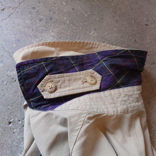 Polo Ralph Lauren Spring Trench Coat Jacket Men Size M Beige 90's Vintage - Picture 10 of 11