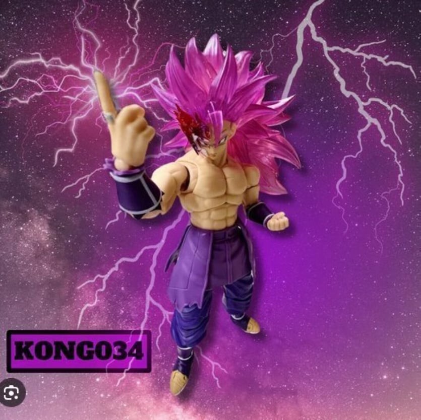 SH Figuarts Beast Deities Kong Studios Goku Black Time Breaker SSJ3 K034 RARE