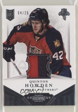 2013-14 Panini Dominion Authentic Material Prime 4/25 Quinton Howden #D-QH 5w7