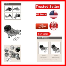Aluminum Water Pump Kit AW6009 for Buick GMC Hummer with Thermostat