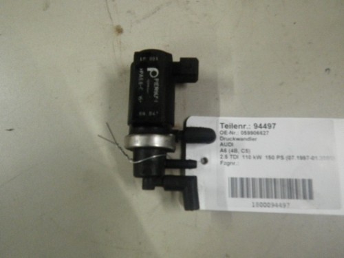 94497 Druckwandler AUDI A6 (4B, C5) 059906627 2.5 TDI
