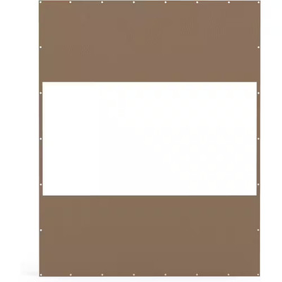 Clear Outdoor Curtain,10' X 8' Waterproof PVC Panel with UV Protection for Patio