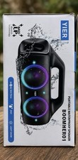 YIER BOOMHERO 1 Boombox IP67 Waterproof Wireless Bass Up LED, 20Hr Black